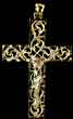 Gold Filigree Crucifix pendant (image 2)