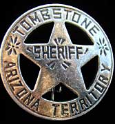 Tombstone, Arizona Sheriff Badge - Replica