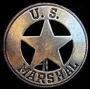 U.S. Marshal Badge - Round - Replica