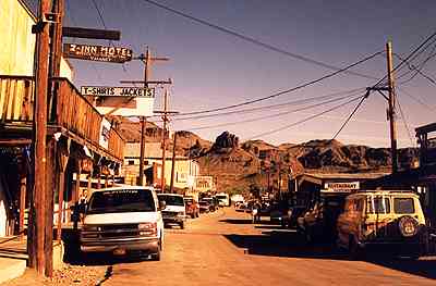 old west ghost town Oatman, Arizona 1