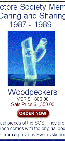 Swarovski 1988 Woodpeckers SCS Retired