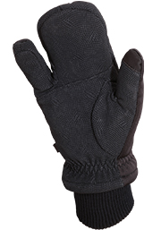 Heritage Black Arctic Winter Gloves Inside