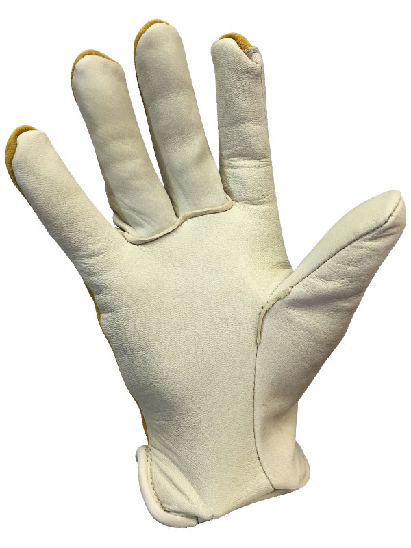 HDX Cowhide/Splitback Gloves Inside