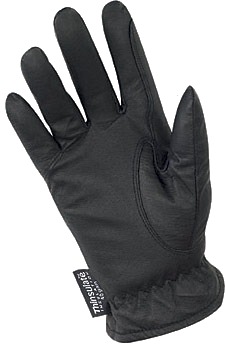 Black Cold Weather Gloves Inside