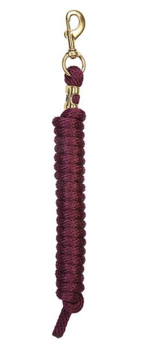 Burgundy Poly Lead Ropes
