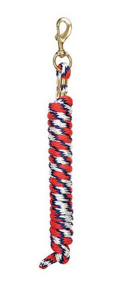 White/Navy/Red Poly Lead Ropes